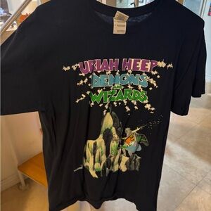 Uriah Heep 'Demons and Wizards' navy blue Tee